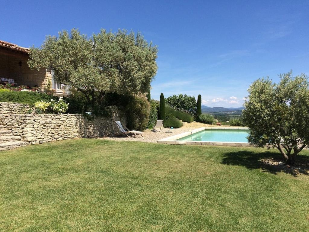 In Gordes, Facing The Entire Luberon Park A Beautiful 5 Bedrooms House 외부 사진