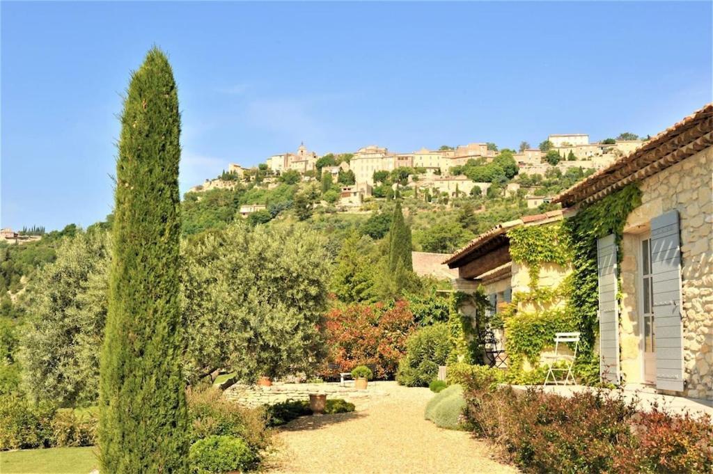 In Gordes, Facing The Entire Luberon Park A Beautiful 5 Bedrooms House 외부 사진