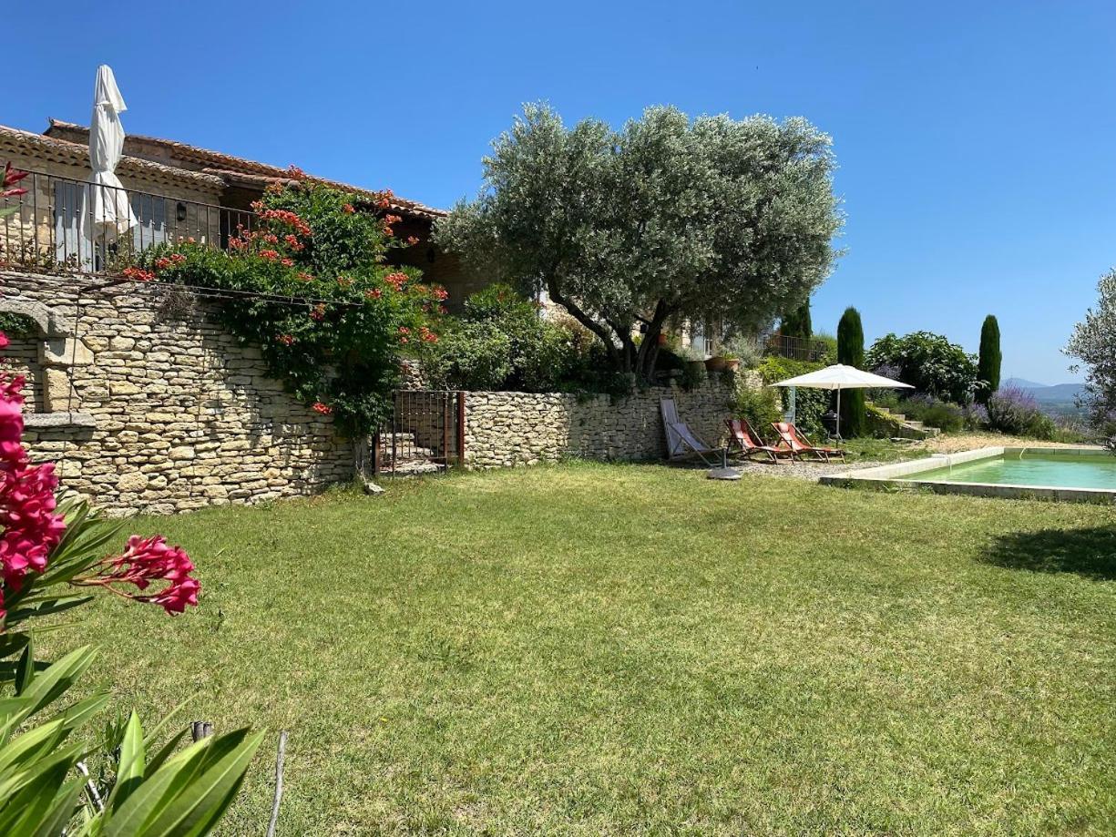 In Gordes, Facing The Entire Luberon Park A Beautiful 5 Bedrooms House 외부 사진